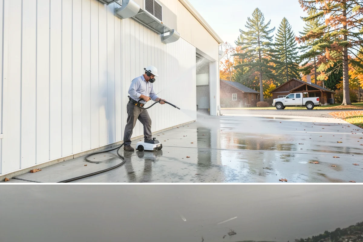 Driveway Oil Stain Removal in Des Moines, King County, WA - Warmer summer temperatures help degreasers work faster and lift oil more effectively.