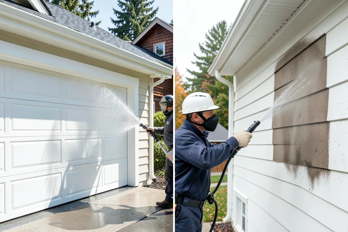 Driveway Oil Stain Removal in Gig Harbor, Pierce County, WA - Assess the age and depth of the oil staining