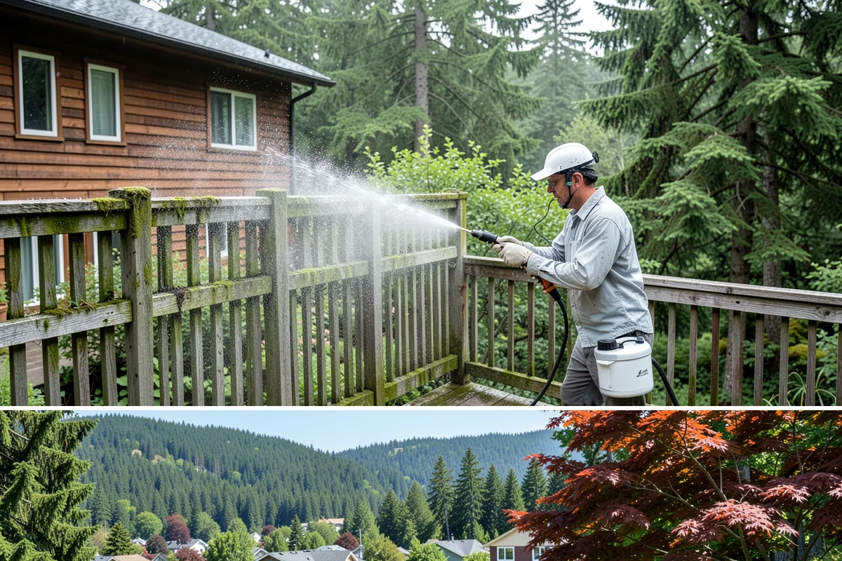 Driveway Oil Stain Removal in Index, Snohomish County, WA - Warmer summer temperatures help degreasers work faster and lift oil more effectively.