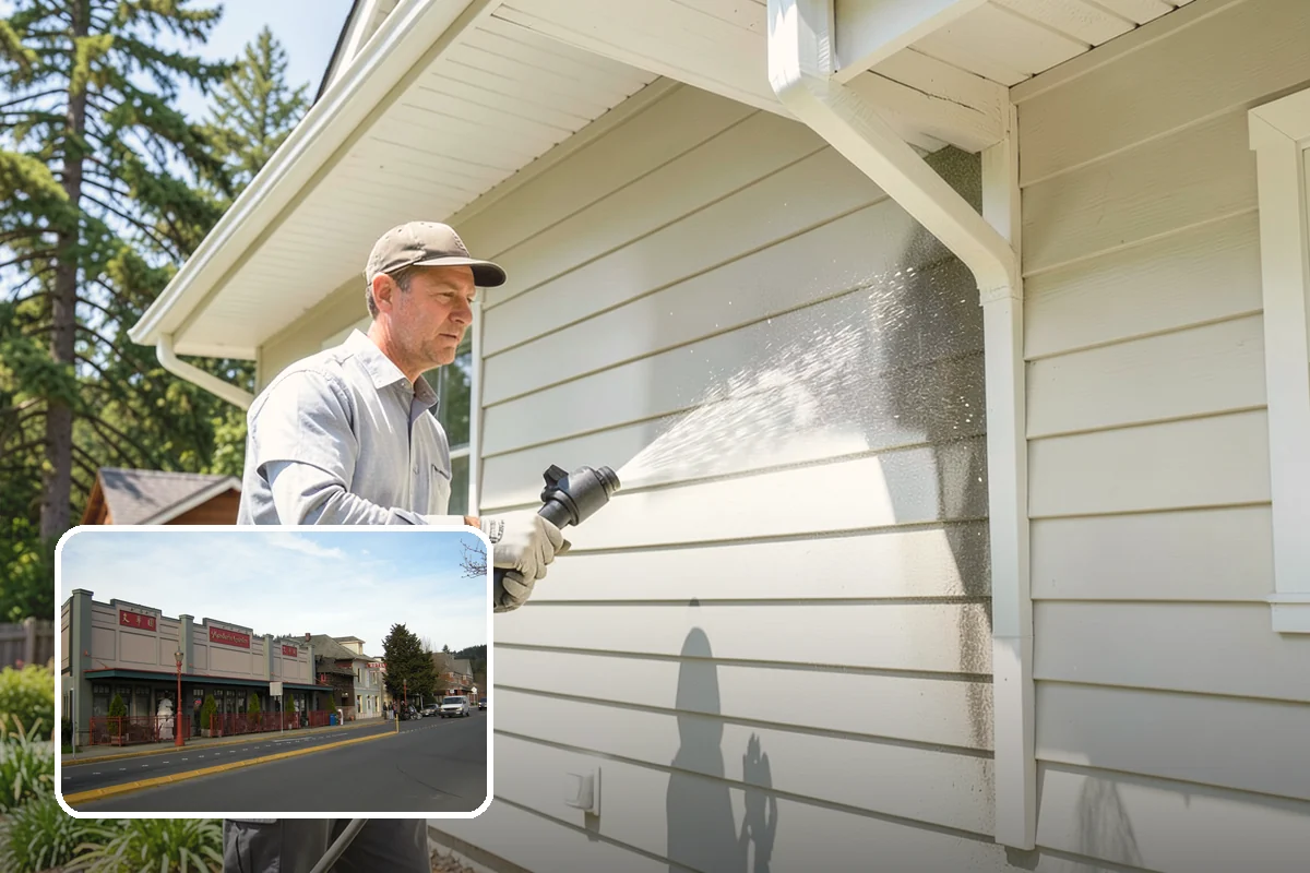 Driveway Oil Stain Removal in Issaquah, King County, WA - Draws penetrated oil out of porous concrete