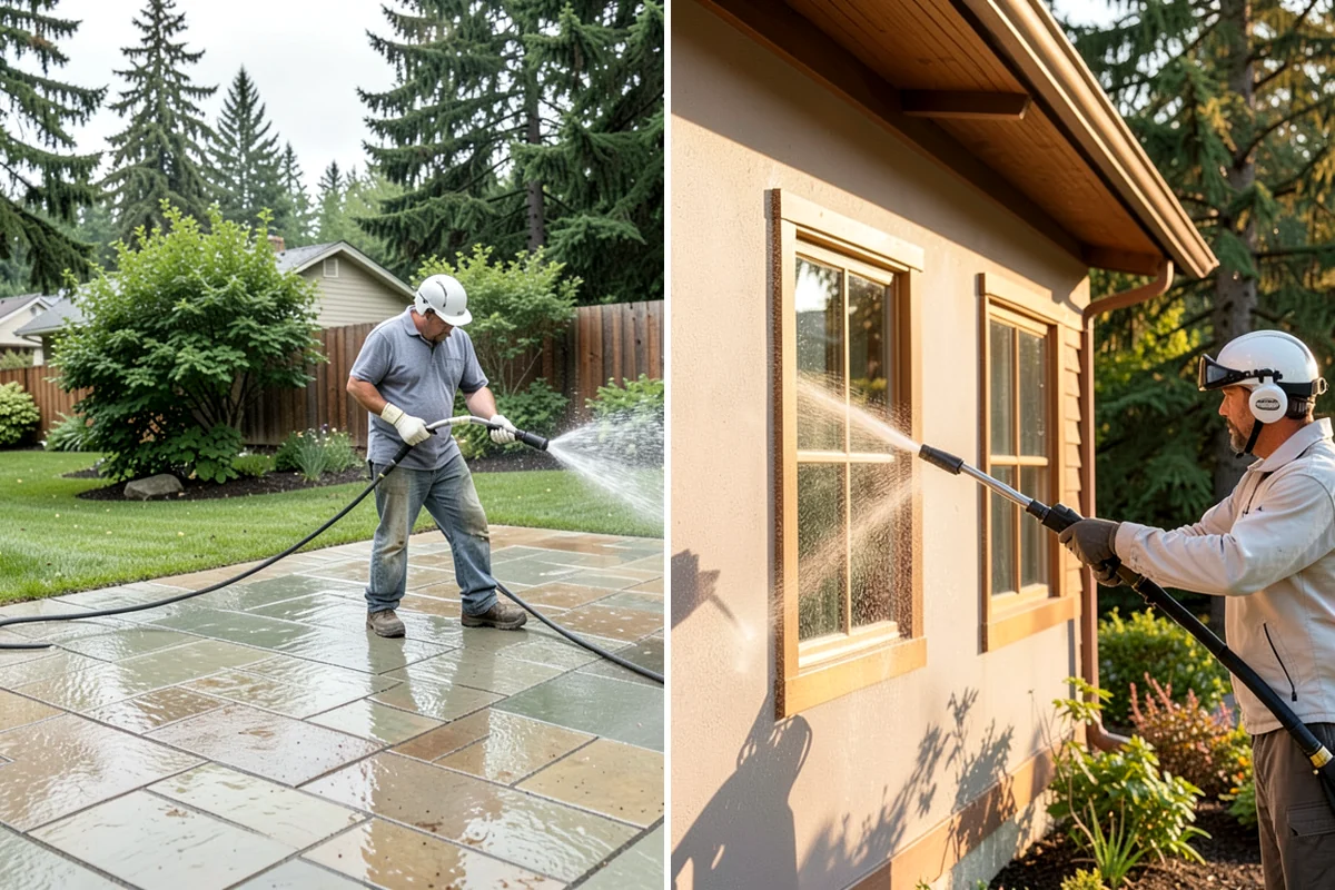 Driveway Oil Stain Removal in Kenmore, King County, WA - Assess the age and depth of the oil staining