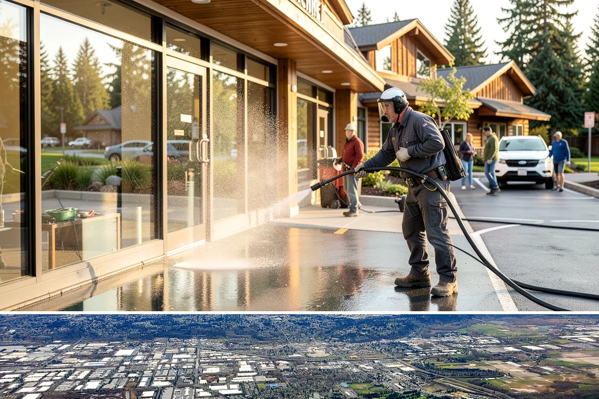 Driveway Oil Stain Removal in Kent, King County, WA - Warmer summer temperatures help degreasers work faster and lift oil more effectively.