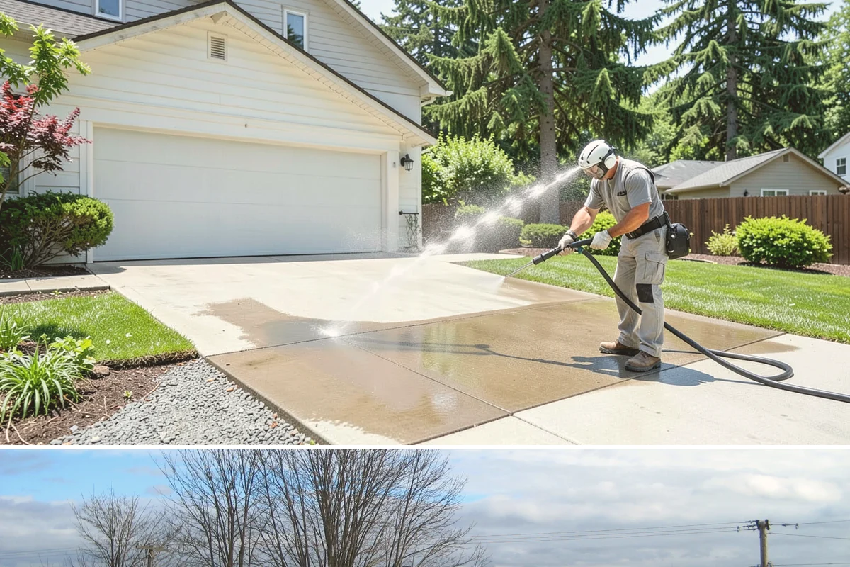 Driveway Oil Stain Removal in Langley, Island County, WA - Warmer summer temperatures help degreasers work faster and lift oil more effectively.
