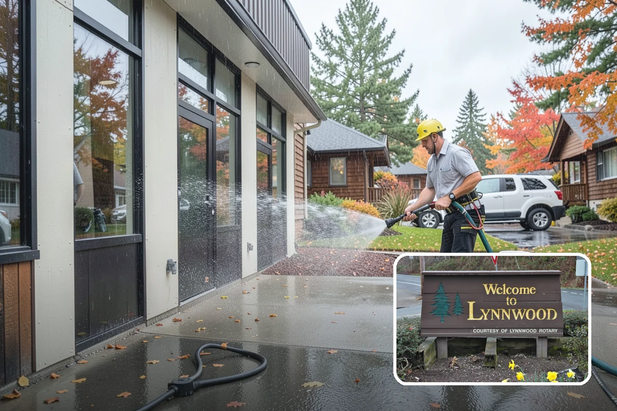 Driveway Oil Stain Removal in Lynnwood, Snohomish County, WA - Draws penetrated oil out of porous concrete