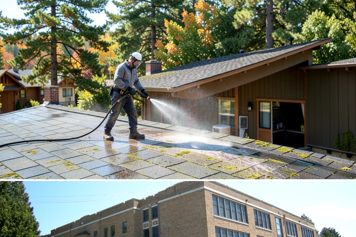 Driveway Oil Stain Removal in Maple Valley, King County, WA - Warmer summer temperatures help degreasers work faster and lift oil more effectively.