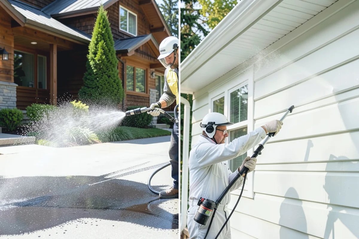 Driveway Oil Stain Removal in Marysville, Snohomish County, WA - Assess the age and depth of the oil staining