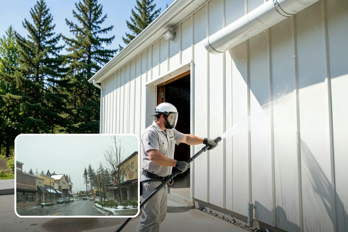 Driveway Oil Stain Removal in Mill Creek, Snohomish County, WA - Draws penetrated oil out of porous concrete