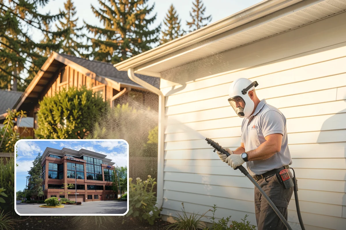 Driveway Oil Stain Removal in Mountlake Terrace, Snohomish County, WA - Draws penetrated oil out of porous concrete