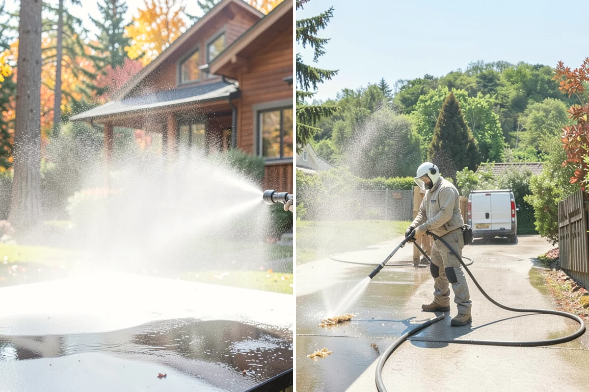 Driveway Oil Stain Removal in Mukilteo, Snohomish County, WA - Assess the age and depth of the oil staining