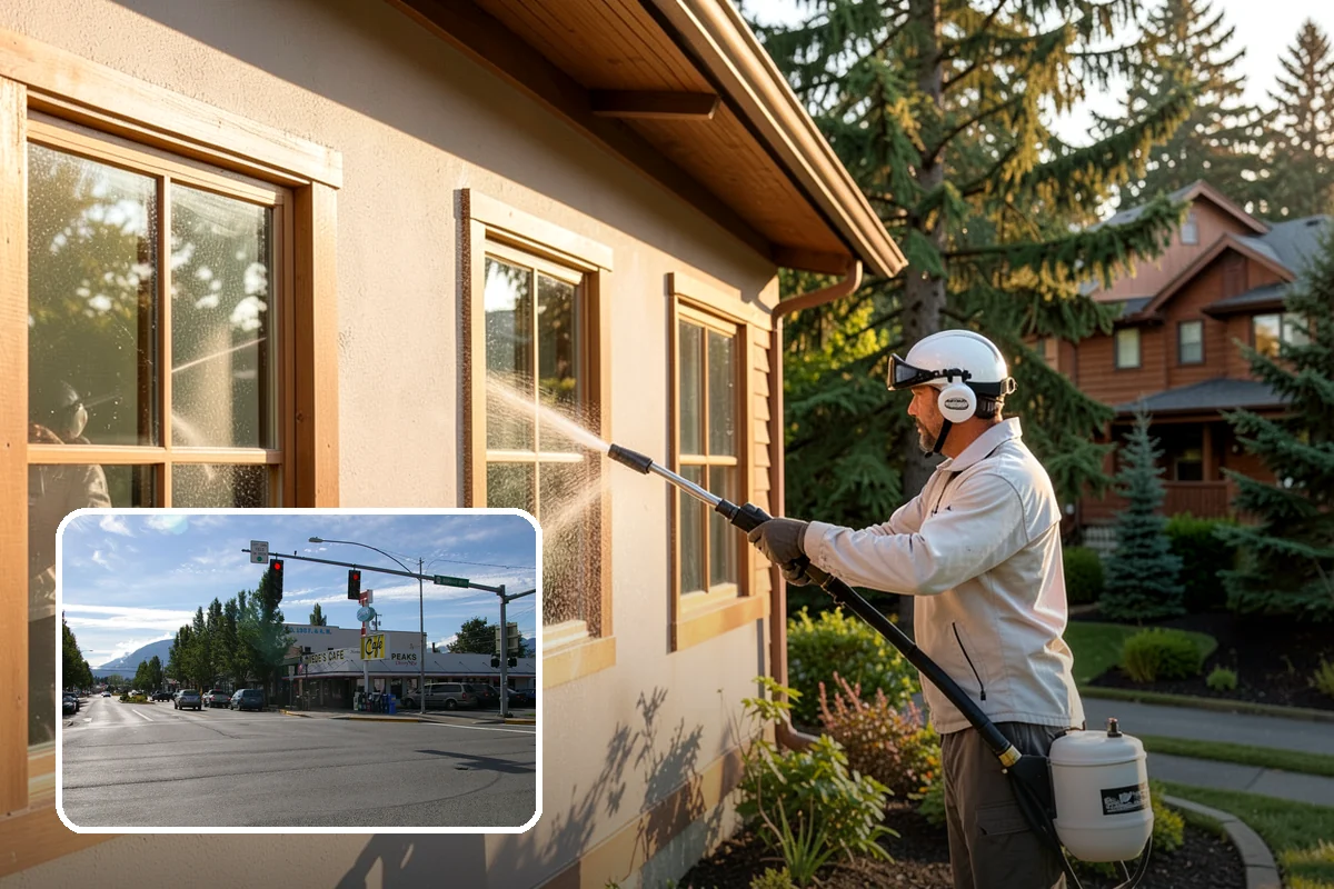 Driveway Oil Stain Removal in North Bend, King County, WA - Draws penetrated oil out of porous concrete