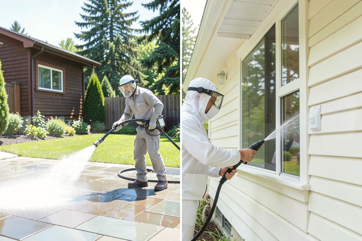 Driveway Oil Stain Removal in North Bend, King County, WA - Assess the age and depth of the oil staining