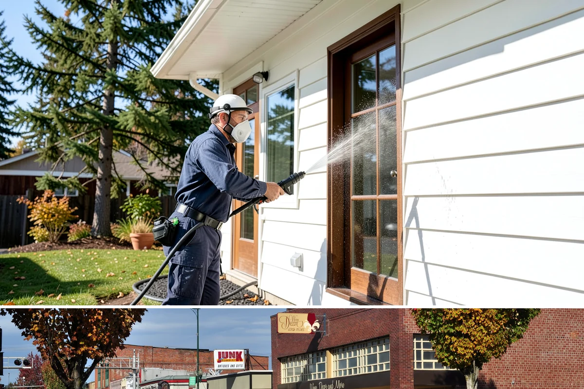 Driveway Oil Stain Removal in Puyallup, Pierce County, WA - Warmer summer temperatures help degreasers work faster and lift oil more effectively.