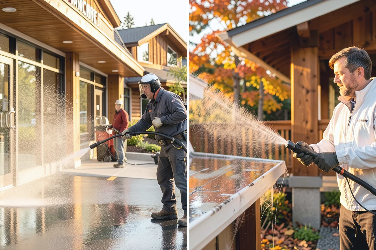 Driveway Oil Stain Removal in Redmond, King County, WA - Assess the age and depth of the oil staining