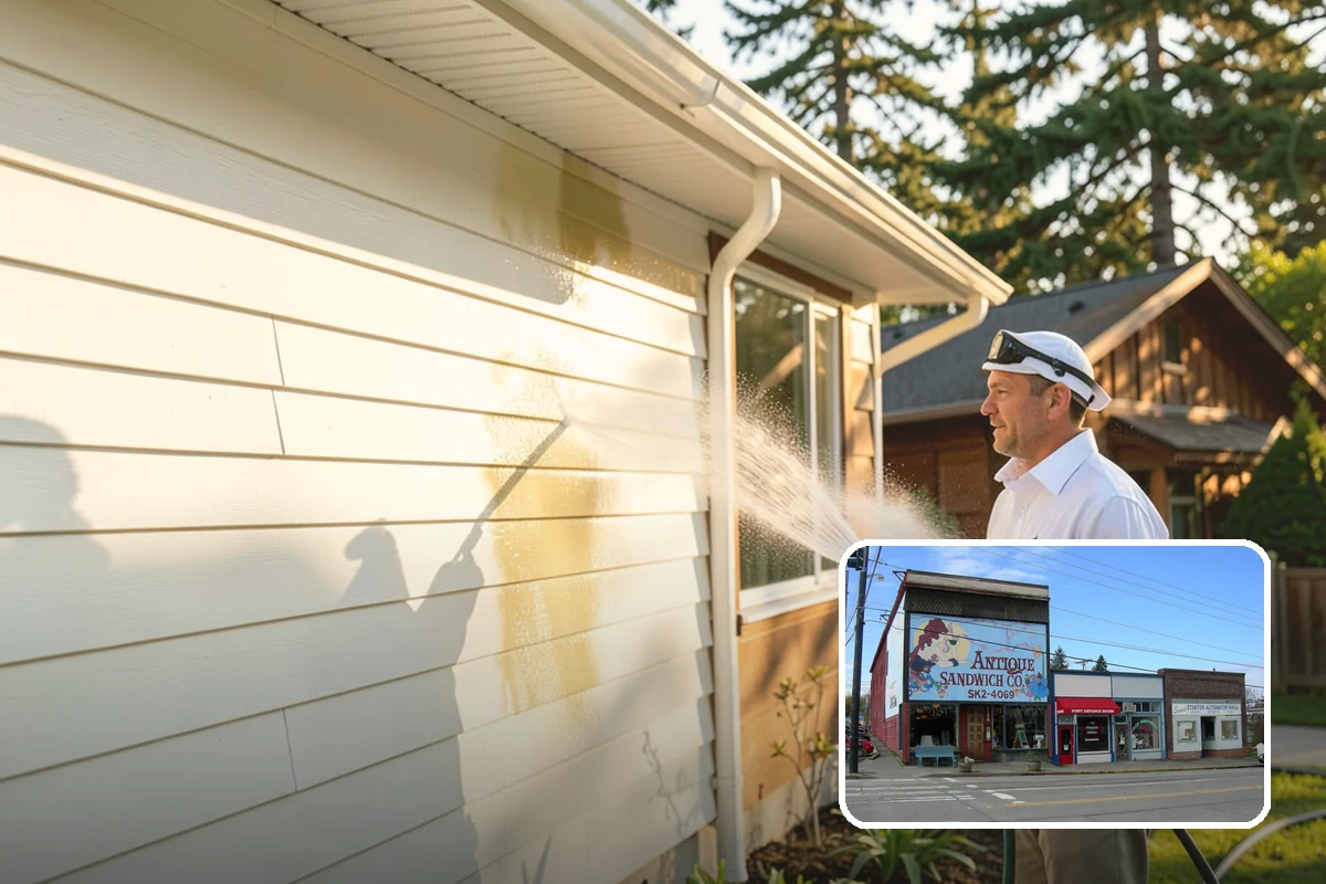 Driveway Oil Stain Removal in Ruston, Pierce County, WA - Draws penetrated oil out of porous concrete