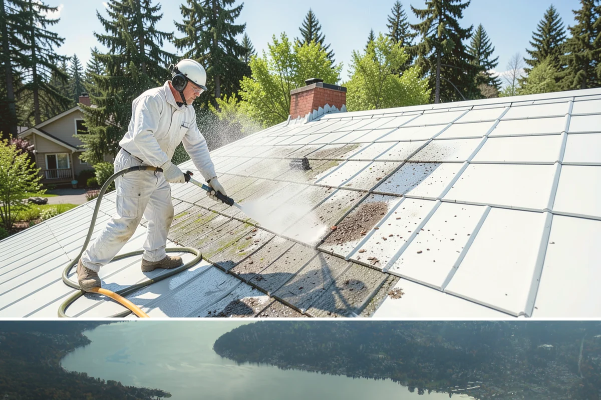Driveway Oil Stain Removal in Sammamish, King County, WA - Warmer summer temperatures help degreasers work faster and lift oil more effectively.