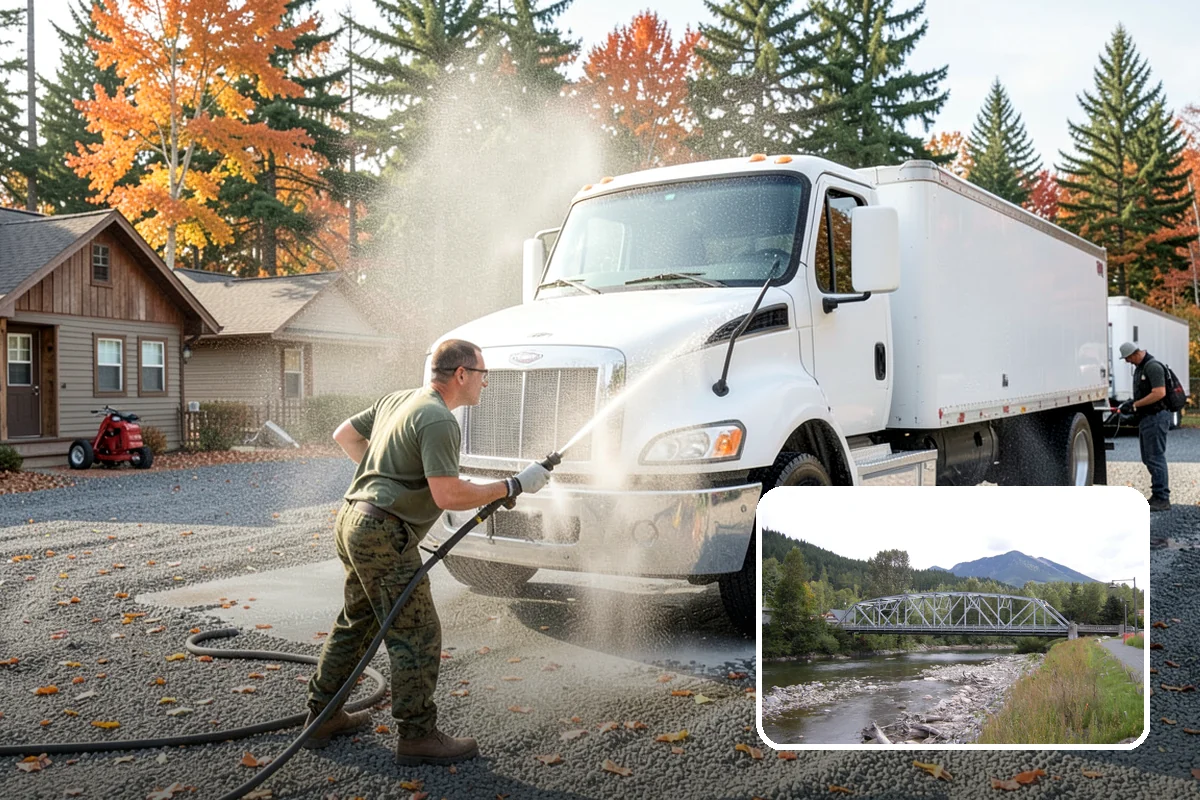 Driveway Oil Stain Removal in Skykomish, King County, WA - Draws penetrated oil out of porous concrete
