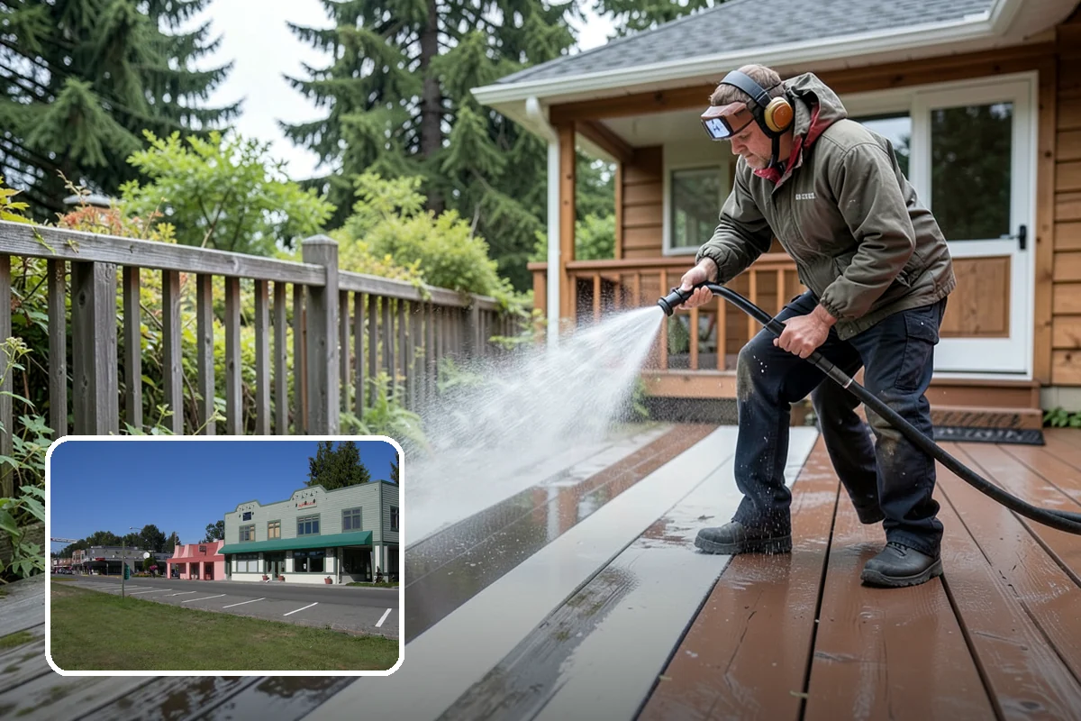 Driveway Oil Stain Removal in Snoqualmie, King County, WA - Draws penetrated oil out of porous concrete