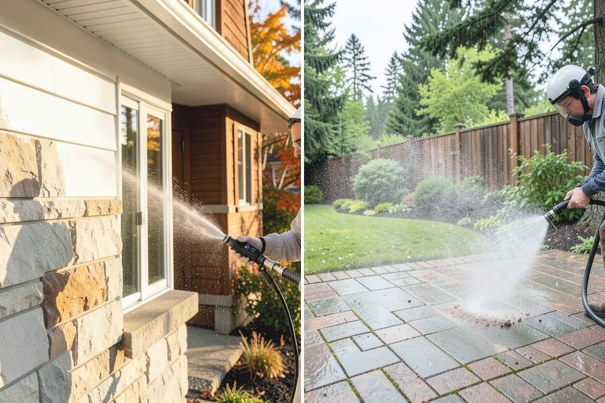 Driveway Oil Stain Removal in Sumner, Pierce County, WA - Assess the age and depth of the oil staining