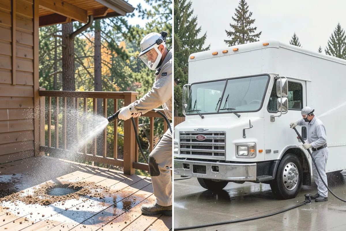 Driveway Oil Stain Removal in University Place, Pierce County, WA - Assess the age and depth of the oil staining