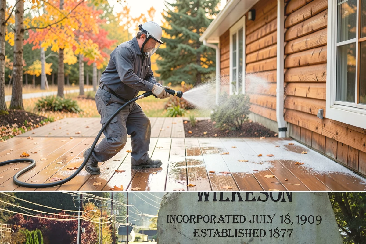 Driveway Oil Stain Removal in Wilkeson, Pierce County, WA - Warmer summer temperatures help degreasers work faster and lift oil more effectively.