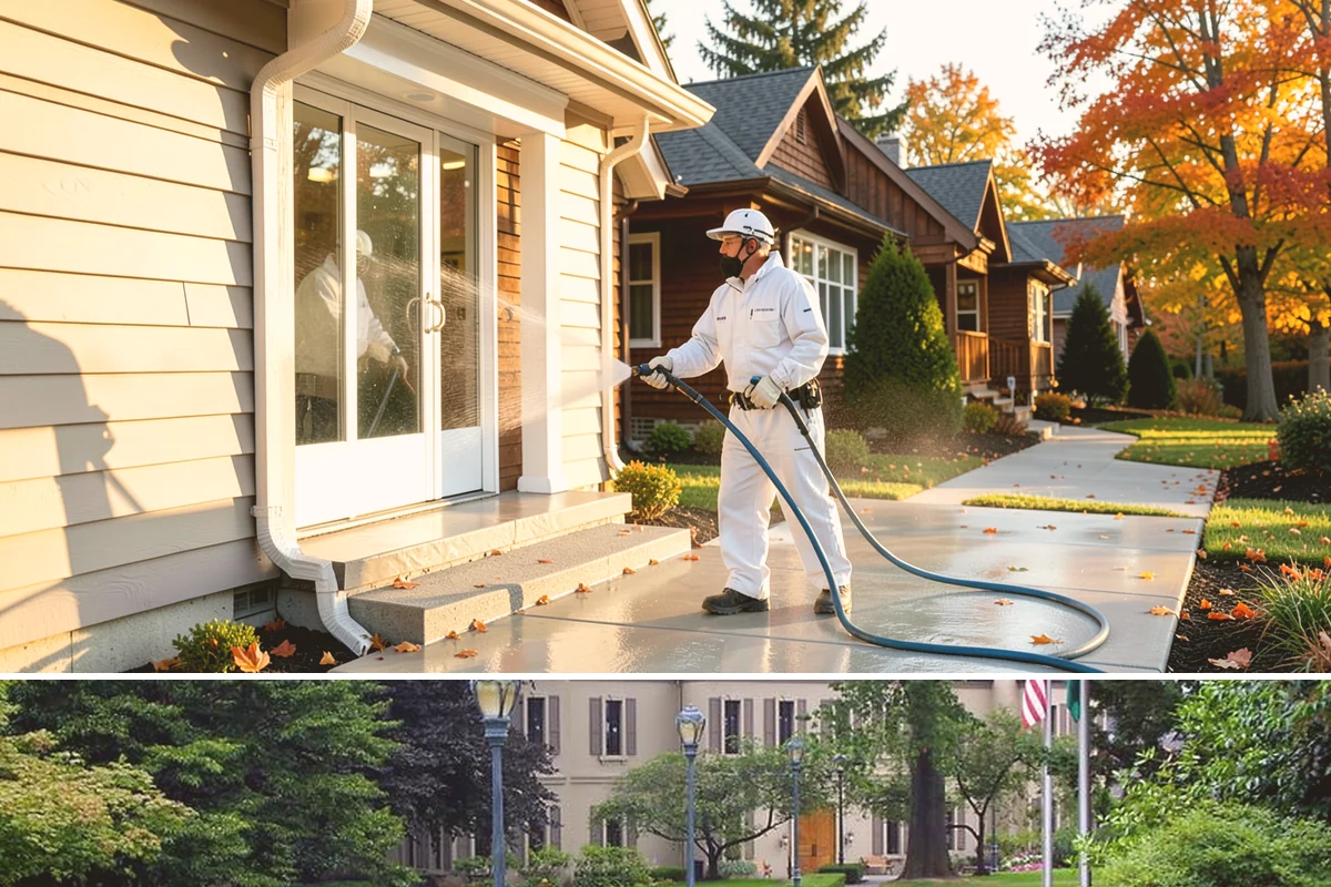 Driveway Oil Stain Removal in Woodinville, King County, WA - Warmer summer temperatures help degreasers work faster and lift oil more effectively.