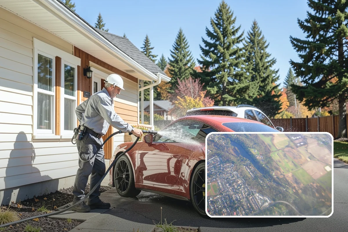 Driveway Paint Removal in Algona, King County, WA - Removes both latex and oil-based paint spills