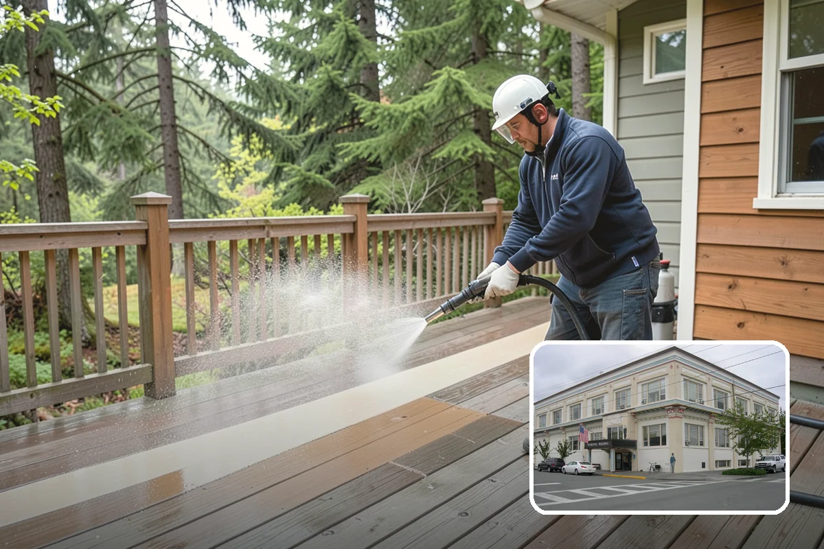 Driveway Paint Removal in Anacortes, Skagit County, WA - Removes both latex and oil-based paint spills