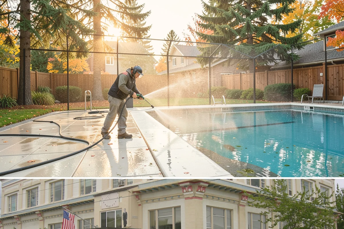 Driveway Paint Removal in Anacortes, Skagit County, WA - Dry, mild weather lets stripping agents work without dilution and speeds surface drying.
