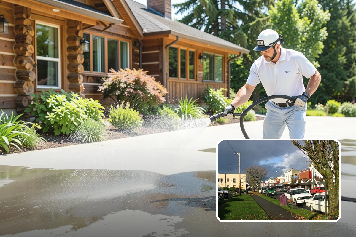 Driveway Paint Removal in Arlington, Snohomish County, WA - Removes both latex and oil-based paint spills