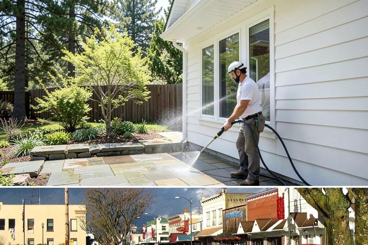 Driveway Paint Removal in Arlington, Snohomish County, WA - Dry, mild weather lets stripping agents work without dilution and speeds surface drying.