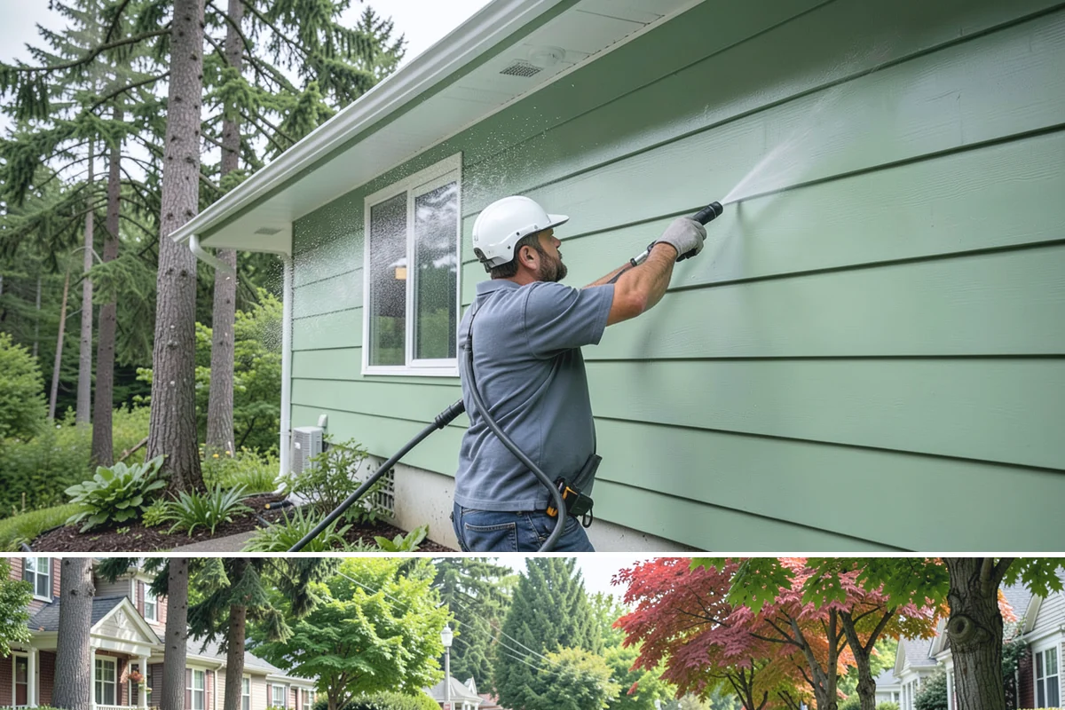 Driveway Paint Removal in Beaux Arts Village, King County, WA - Dry, mild weather lets stripping agents work without dilution and speeds surface drying.