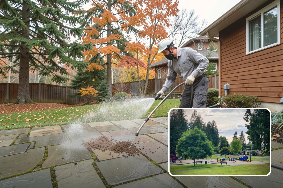 Driveway Paint Removal in Bonney Lake, Pierce County, WA - Removes both latex and oil-based paint spills