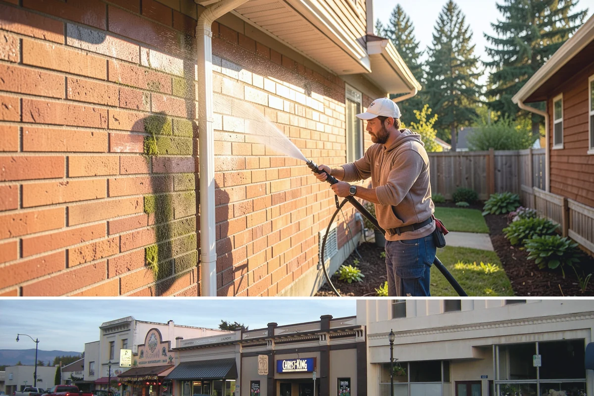 Driveway Paint Removal in Burlington, Skagit County, WA - Dry, mild weather lets stripping agents work without dilution and speeds surface drying.