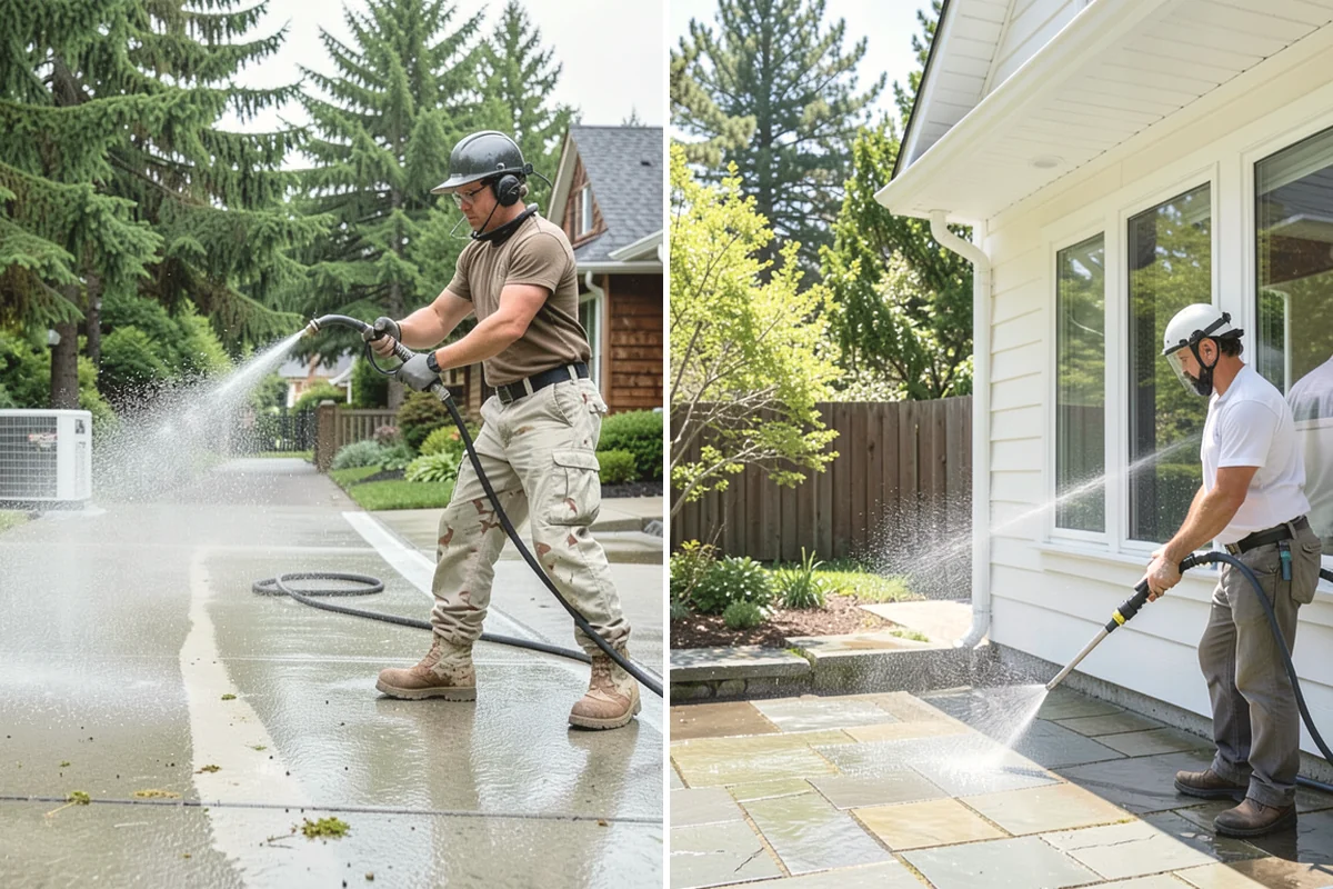 Driveway Paint Removal in Carbonado, Pierce County, WA - Identify the paint type and extent of the spill