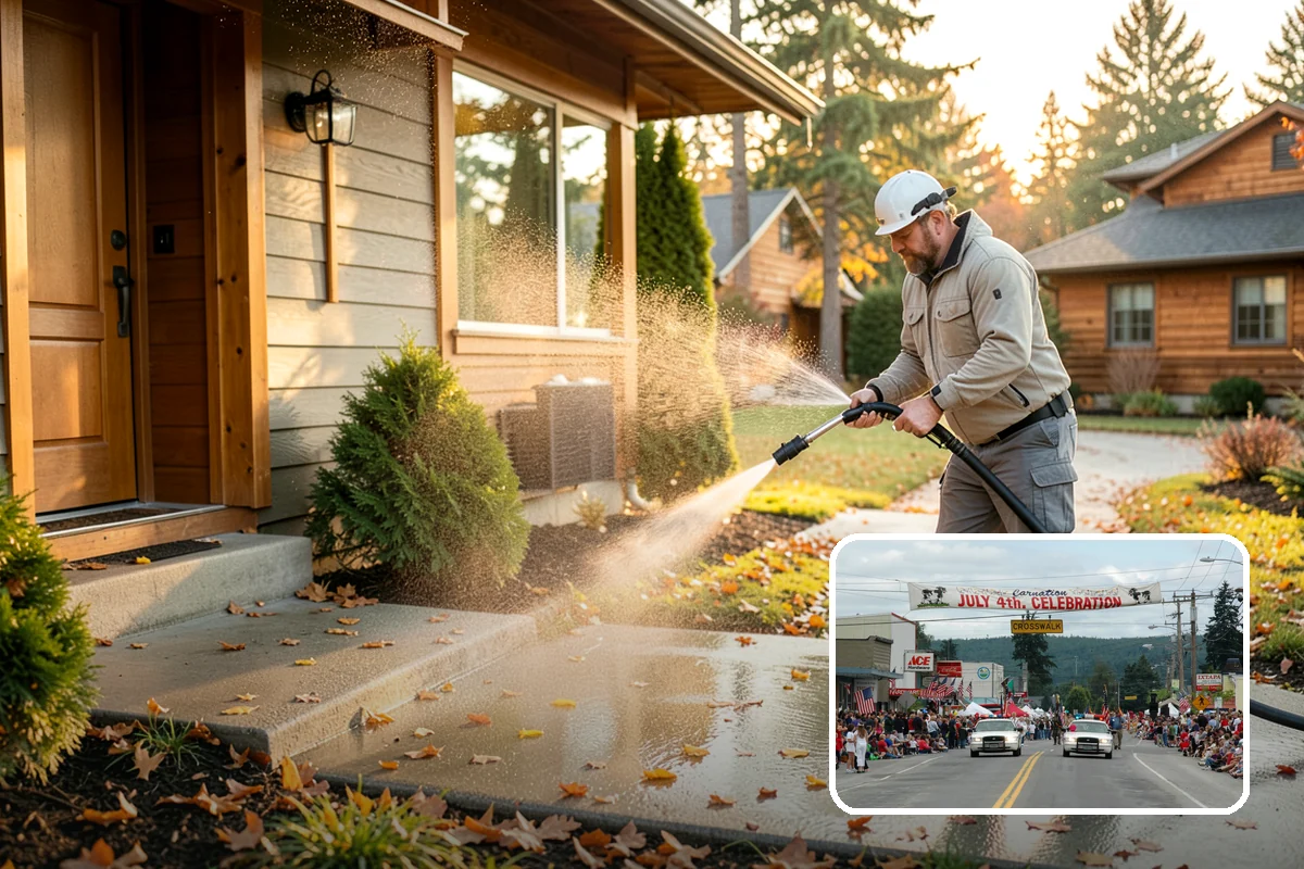 Driveway Paint Removal in Carnation, King County, WA - Removes both latex and oil-based paint spills