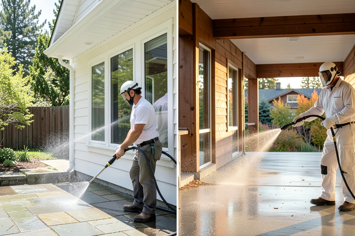Driveway Paint Removal in Clyde Hill, King County, WA - Identify the paint type and extent of the spill