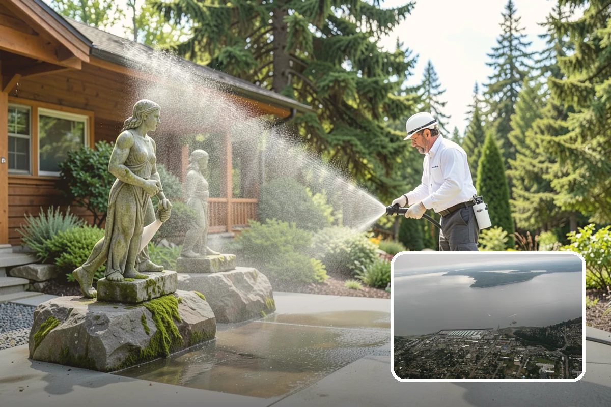Driveway Paint Removal in Des Moines, King County, WA - Removes both latex and oil-based paint spills