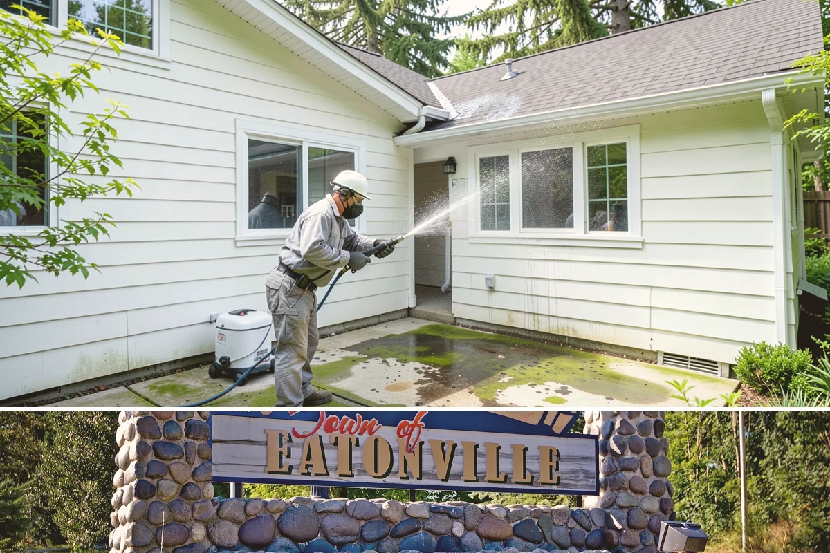 Driveway Paint Removal in Eatonville, Pierce County, WA - Dry, mild weather lets stripping agents work without dilution and speeds surface drying.