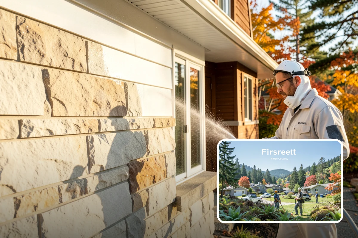 Driveway Paint Removal in Fircrest, Pierce County, WA - Removes both latex and oil-based paint spills