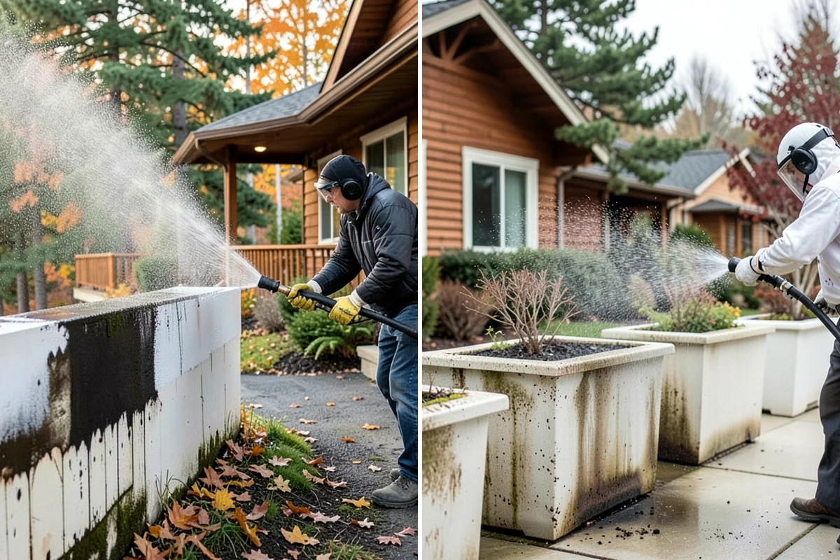 Driveway Paint Removal in Gig Harbor, Pierce County, WA - Identify the paint type and extent of the spill