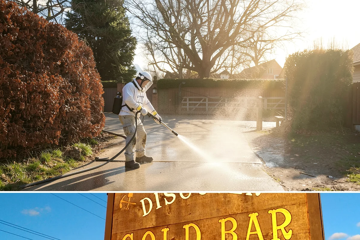 Driveway Paint Removal in Gold Bar, Snohomish County, WA - Dry, mild weather lets stripping agents work without dilution and speeds surface drying.