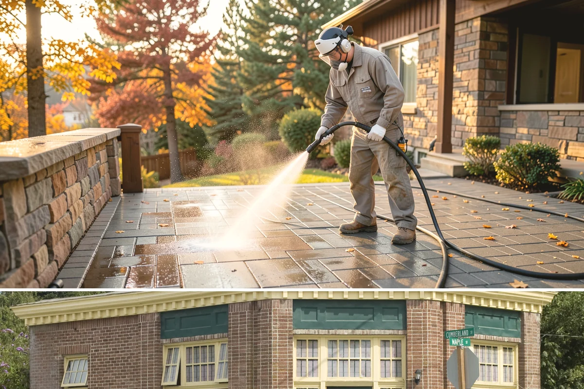 Driveway Paint Removal in Hamilton, Skagit County, WA - Dry, mild weather lets stripping agents work without dilution and speeds surface drying.
