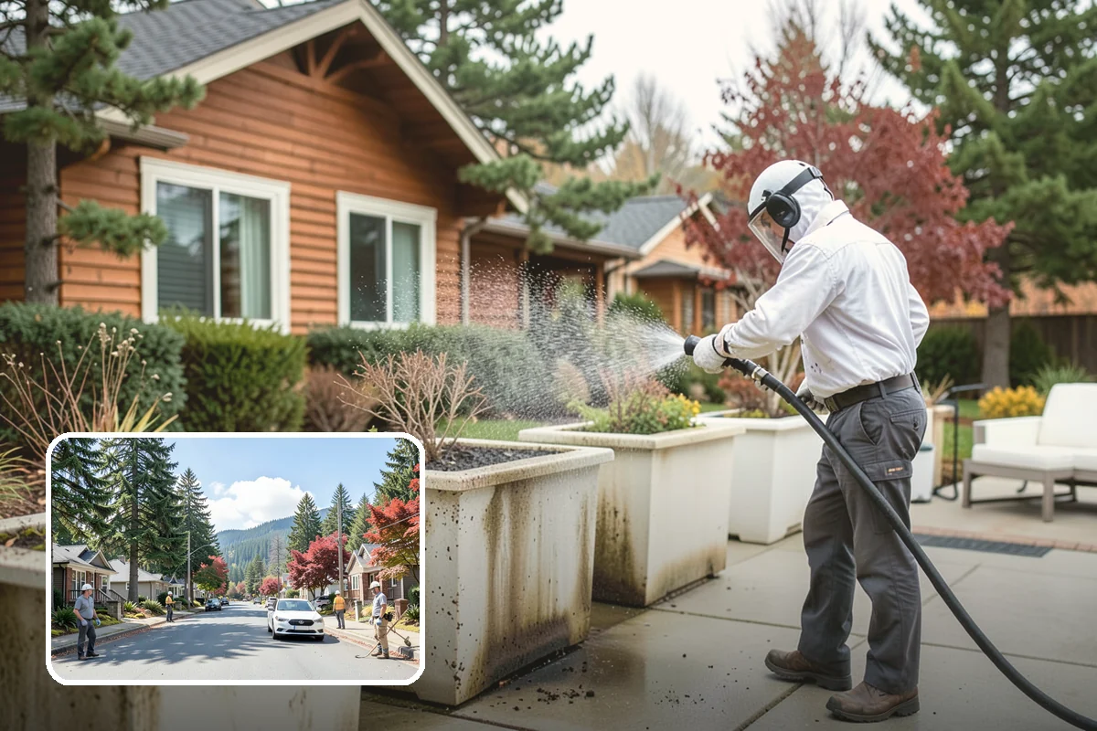 Driveway Paint Removal in Hunts Point, King County, WA - Removes both latex and oil-based paint spills