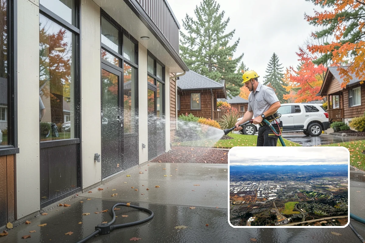 Driveway Paint Removal in Kent, King County, WA - Removes both latex and oil-based paint spills