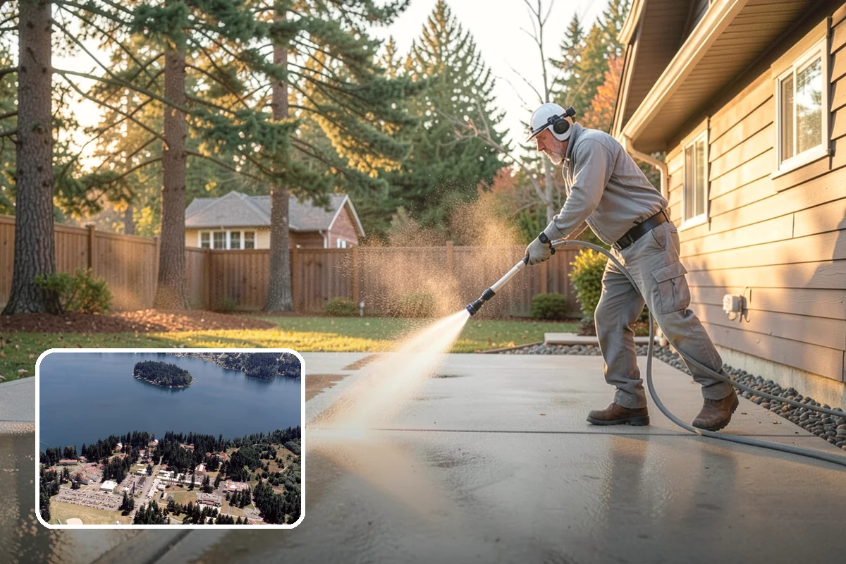 Driveway Paint Removal in Lakewood, Pierce County, WA - Removes both latex and oil-based paint spills