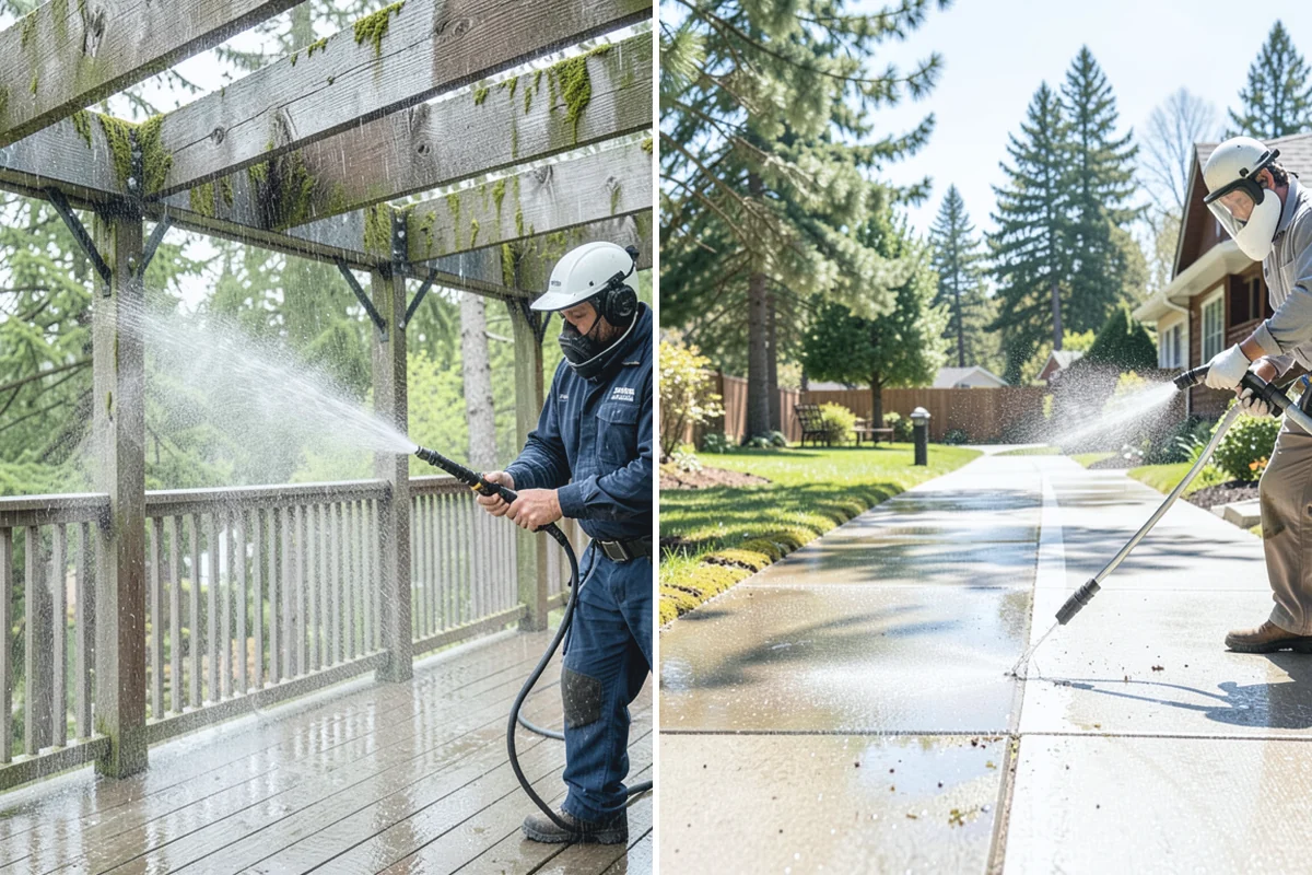 Driveway Paint Removal in Medina, King County, WA - Identify the paint type and extent of the spill