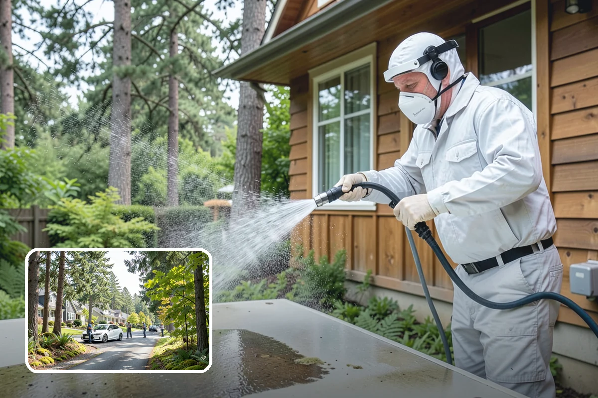 Driveway Paint Removal in Normandy Park, King County, WA - Removes both latex and oil-based paint spills