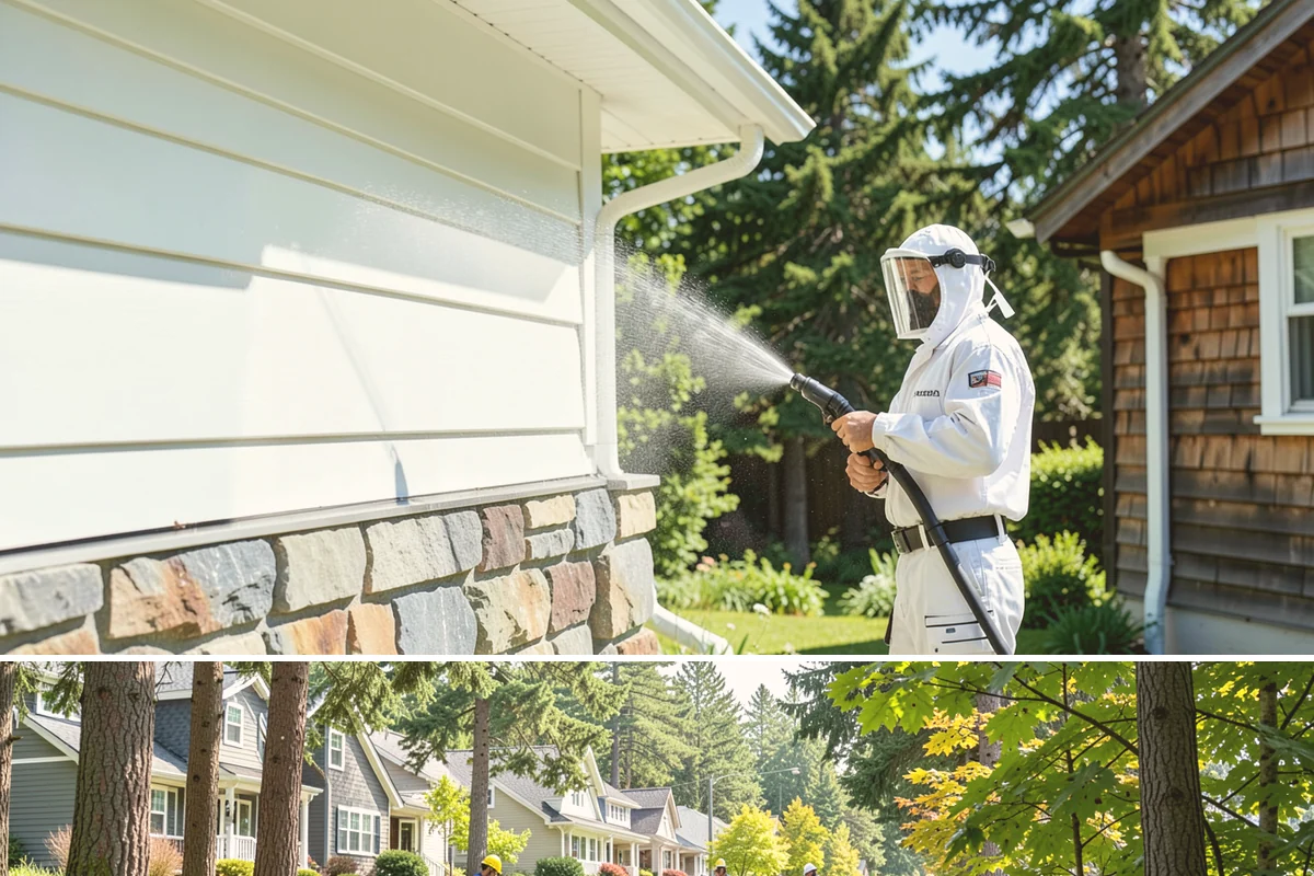 Driveway Paint Removal in Normandy Park, King County, WA - Dry, mild weather lets stripping agents work without dilution and speeds surface drying.