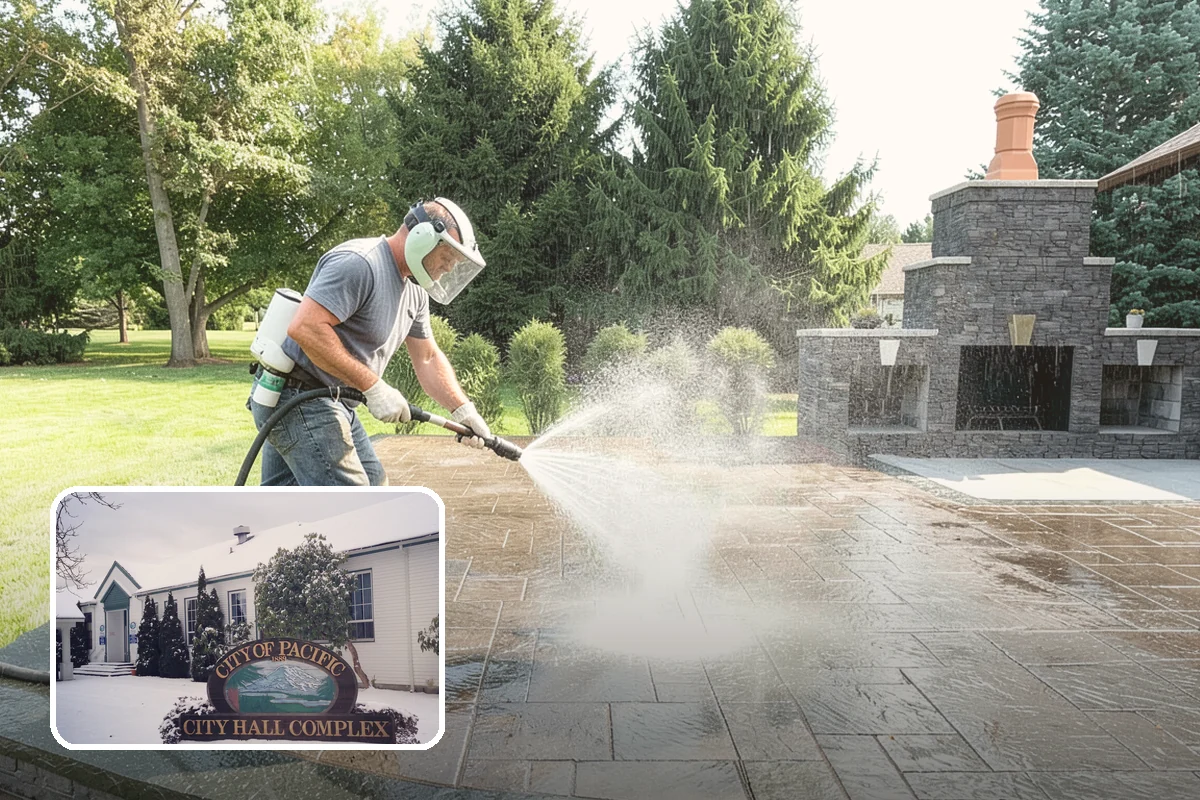 Driveway Paint Removal in Pacific, King County, WA - Removes both latex and oil-based paint spills
