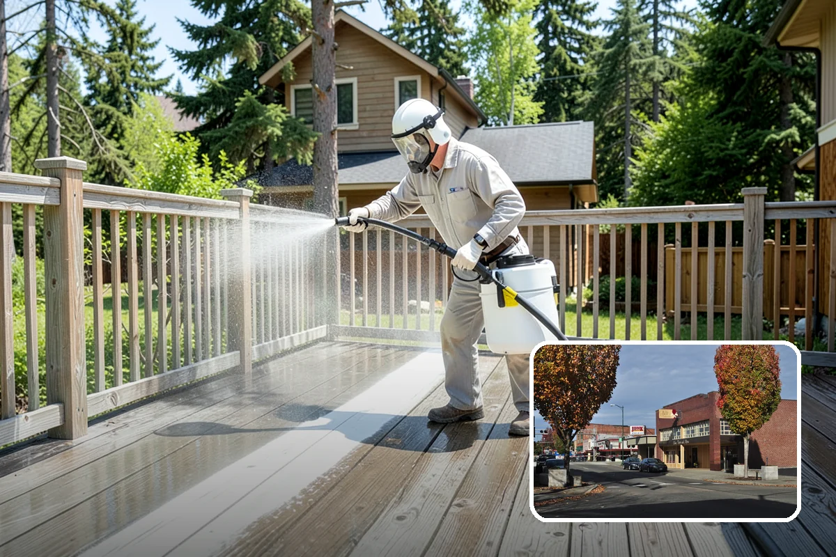 Driveway Paint Removal in Puyallup, Pierce County, WA - Removes both latex and oil-based paint spills